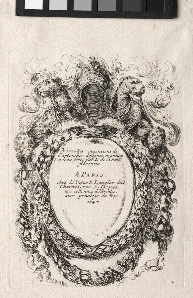 New Model for a Cartouche by Stefano della Bella