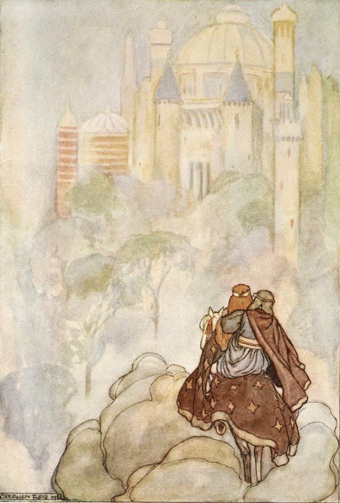 They Rode Up to a Stately Palace, illustration from 'The High Deeds of ...