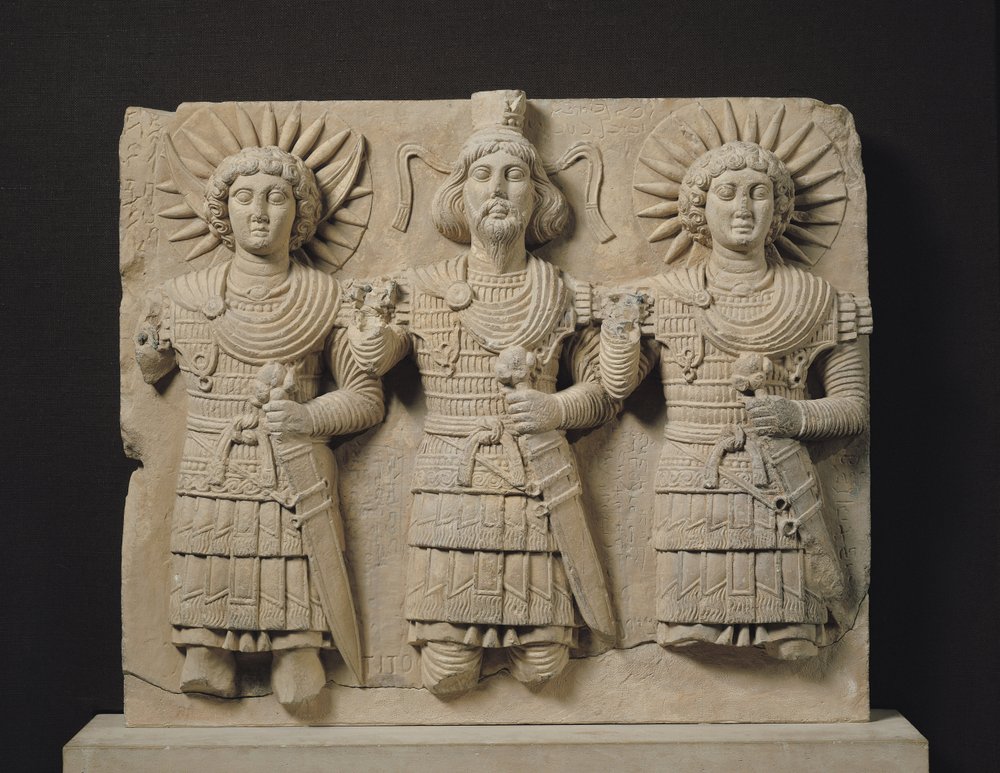 Triad of Palmyrene Gods, from Palmyra Region, c.150 AD