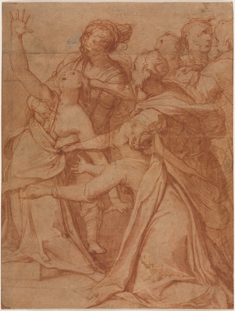 A Miracle of Saint Philip Benizzi: The Healing of a Demoniac Woman, c. 1557 by Taddeo Zuccari