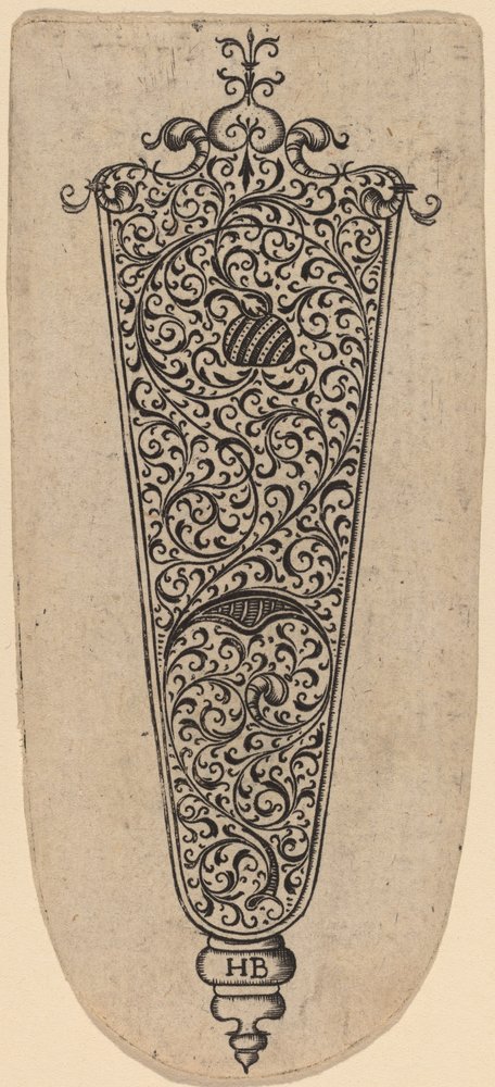Ornament for Knife Handle by Theodor de Bry