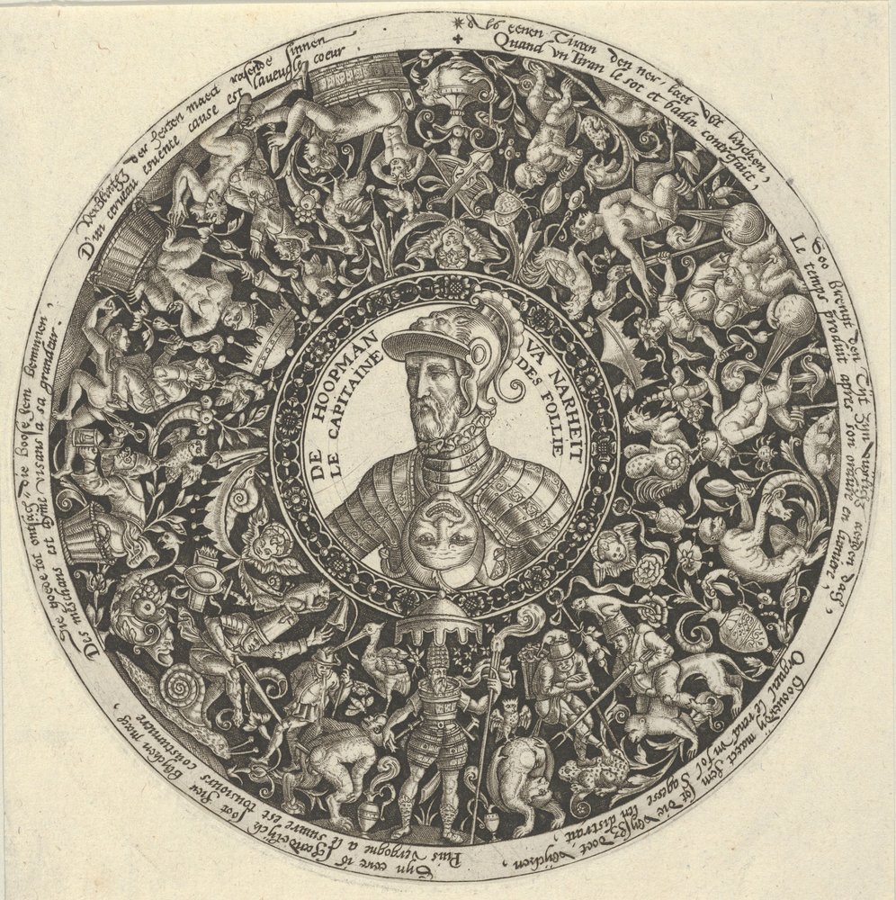 Portrait of the Duke of Alva, from a Series of Tazza Designs