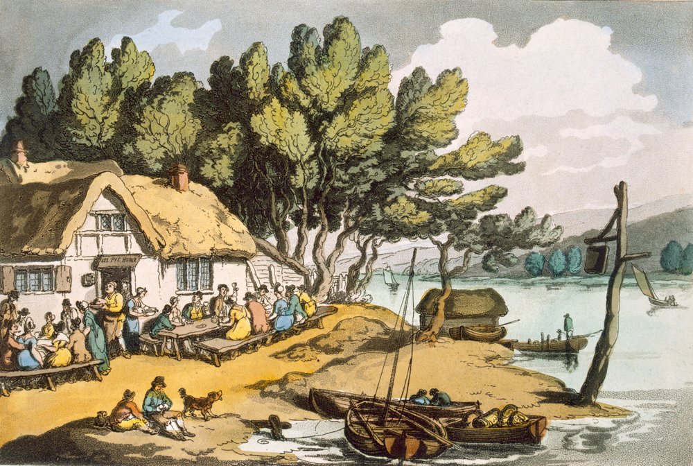 View near Newport, Isle of Wight, from 