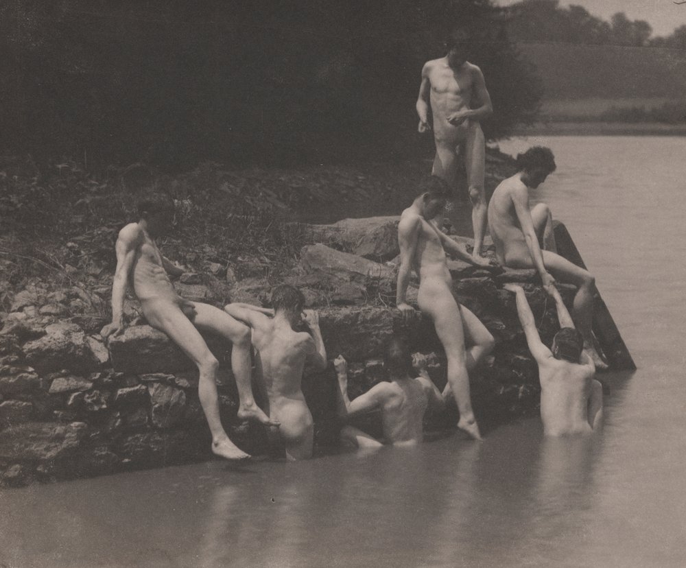 Study for "Swimming" by Thomas Eakins