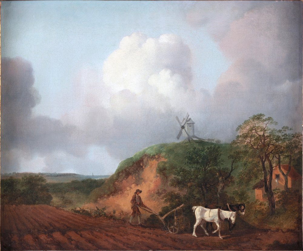 Peasant Ploughing with Two Horses, 1750-1753 by Thomas Gainsborough