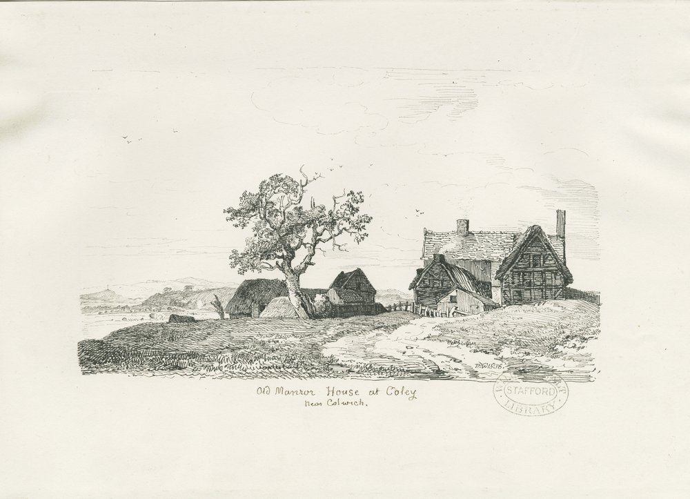 Old Manor House at Coley, Colwich by Thomas Peploe Wood