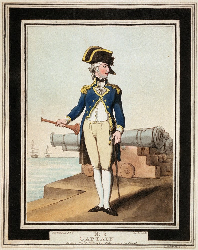Captain of the Royal Navy in the 18th century
