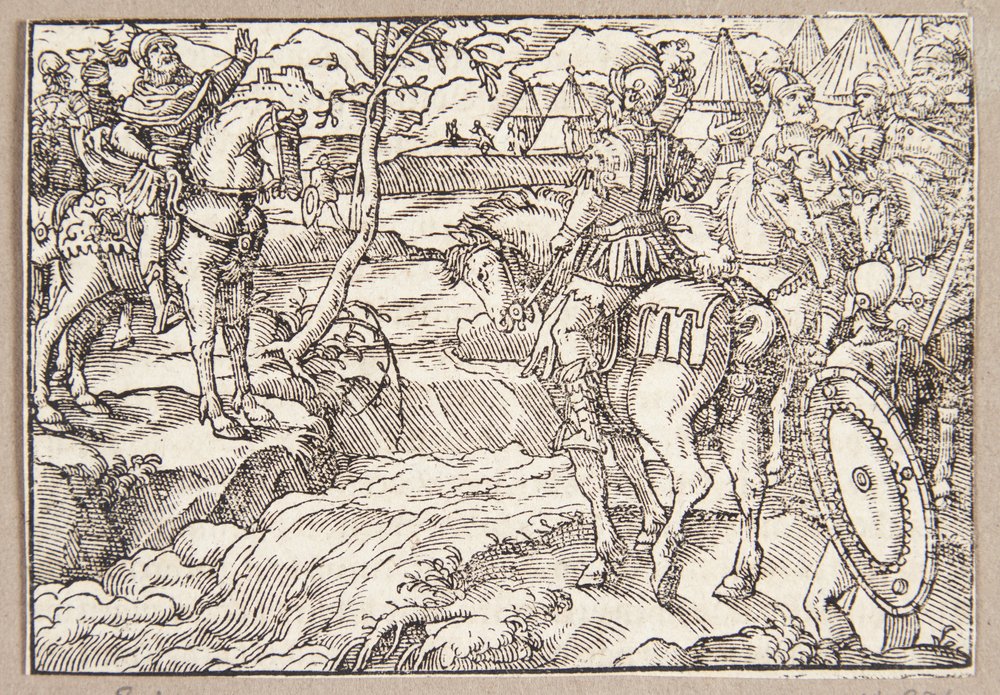 The Meeting Between Hannibal and Scipio by Tobias Stimmer
