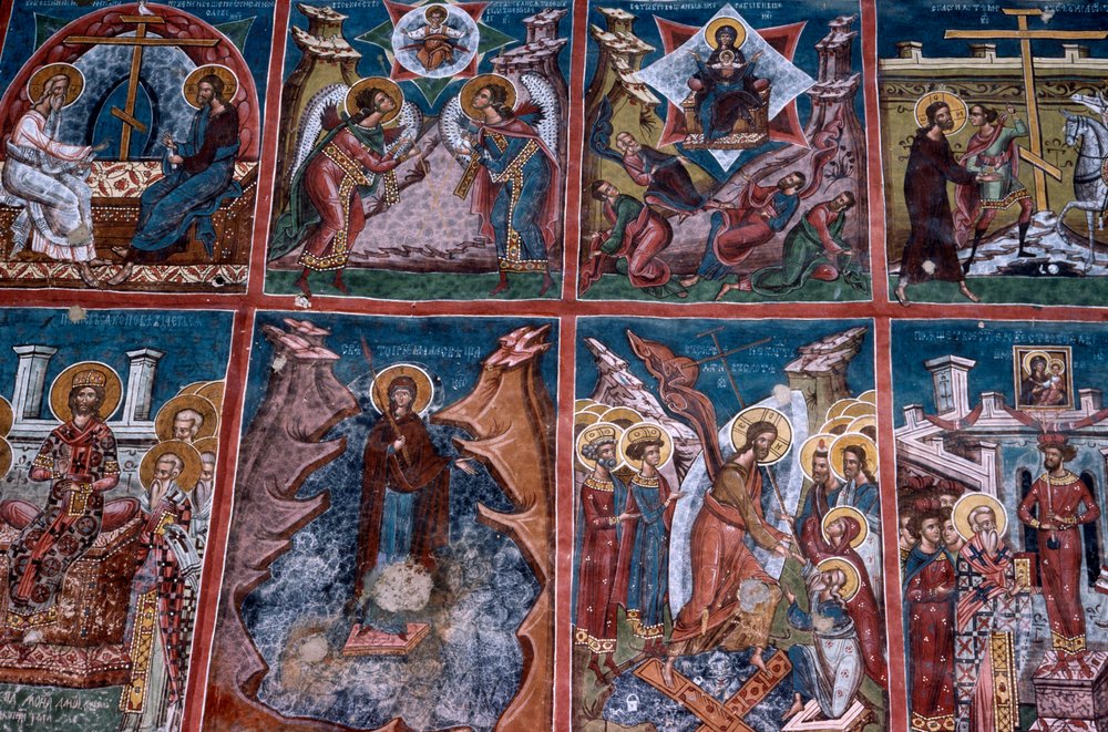 Moldovita Monastery By Toma De La Suceava Fine Art Print