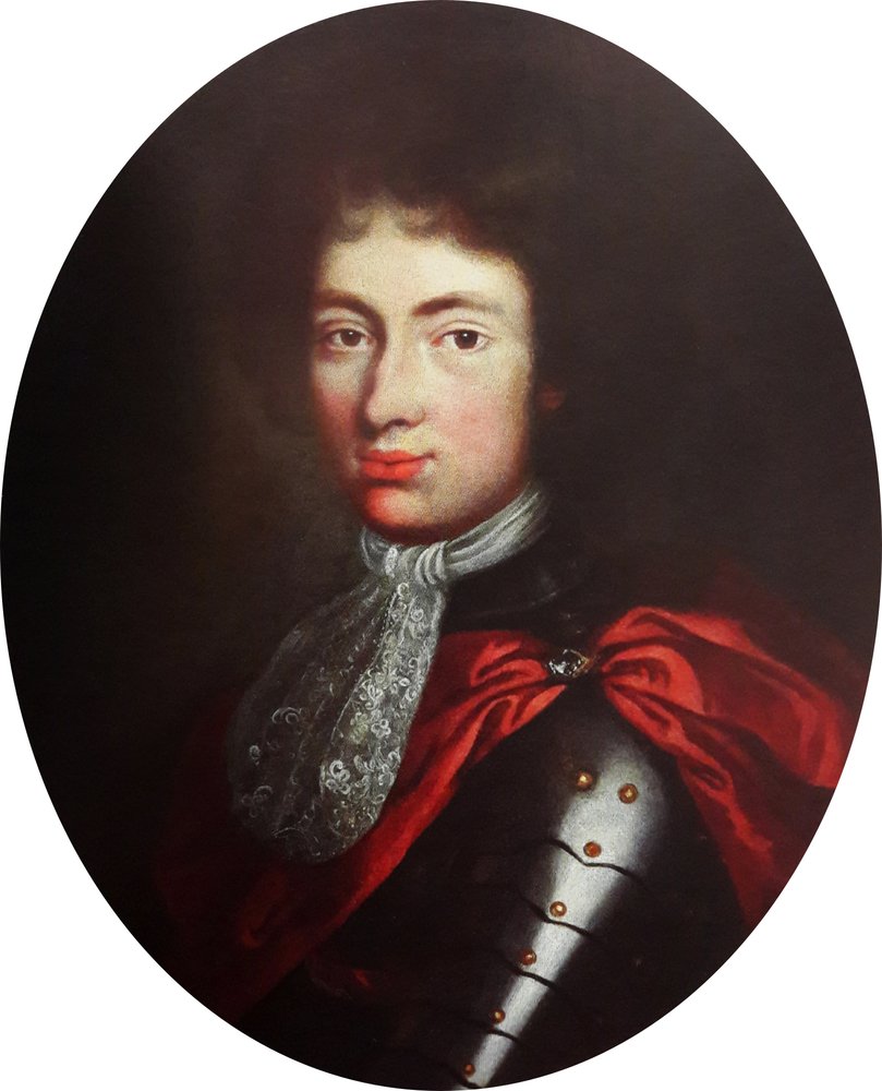 Portrait of Prince Jakub Ludwik Sobieski in Armor by Unbekannt Unbekannt