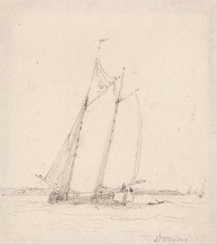 A Sailing Barge in the Downs by Unbekannt Unbekannt
