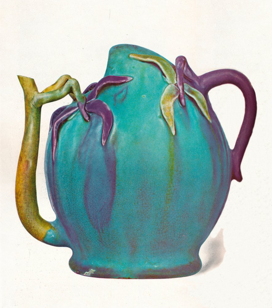Chinese Wine-Pot with coloured glazes by Unbekannt