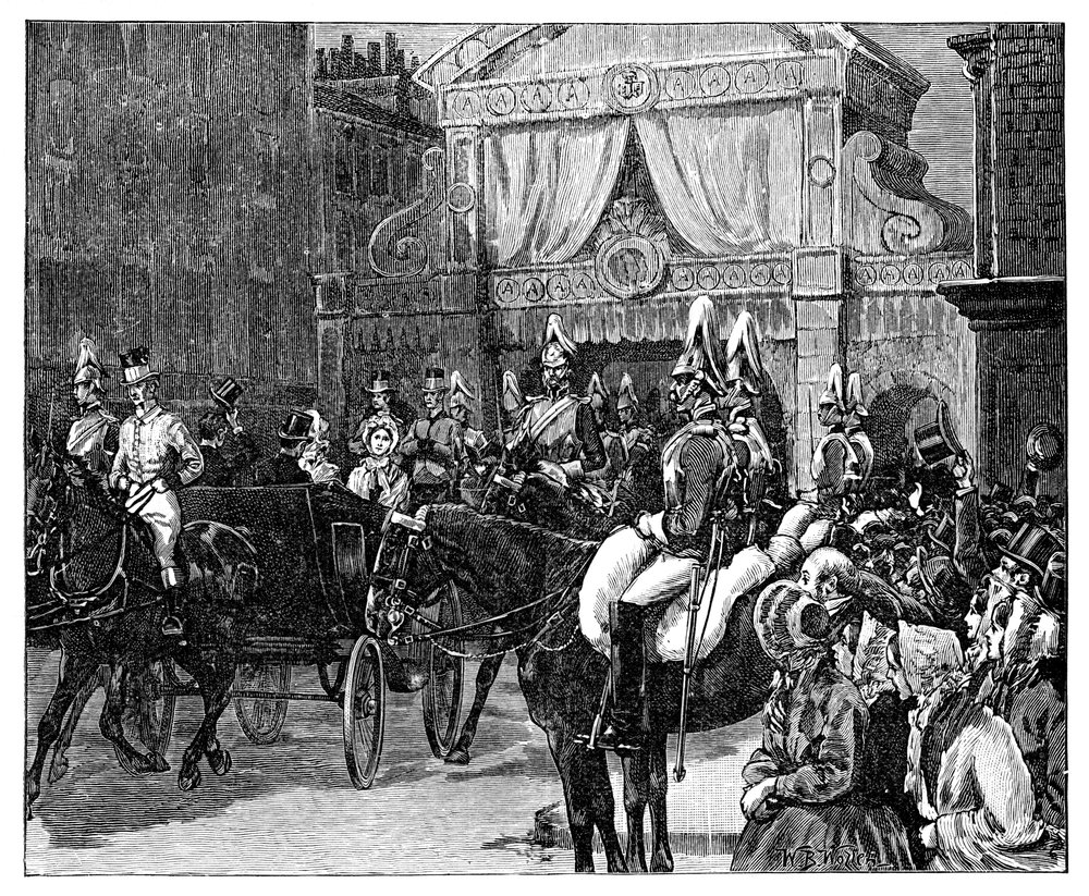 Entry of the Princess Alexandra into London by Unbekannt