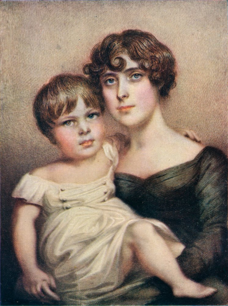 George Dacres Patterson & His Mother, Eleanor Dacres Patterson by Unbekannt