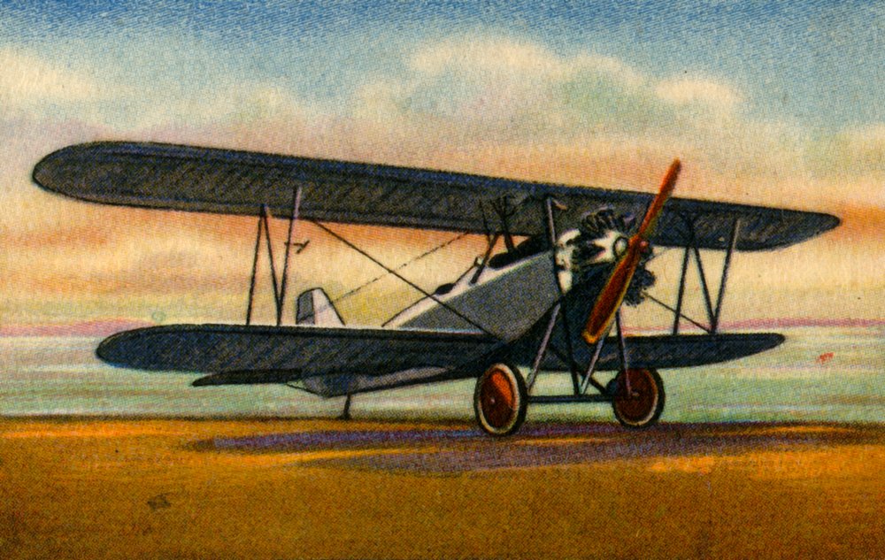 Heinkel HD 32 Biplane by Unbekannt: Premium art reproduction