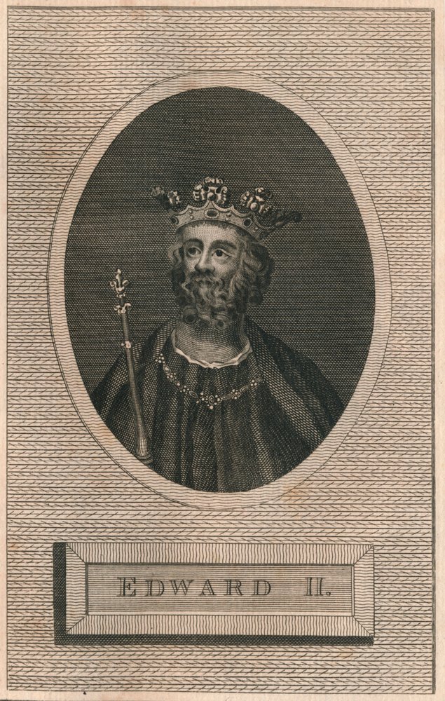 King Edward II by Unbekannt: High-quality fine art print