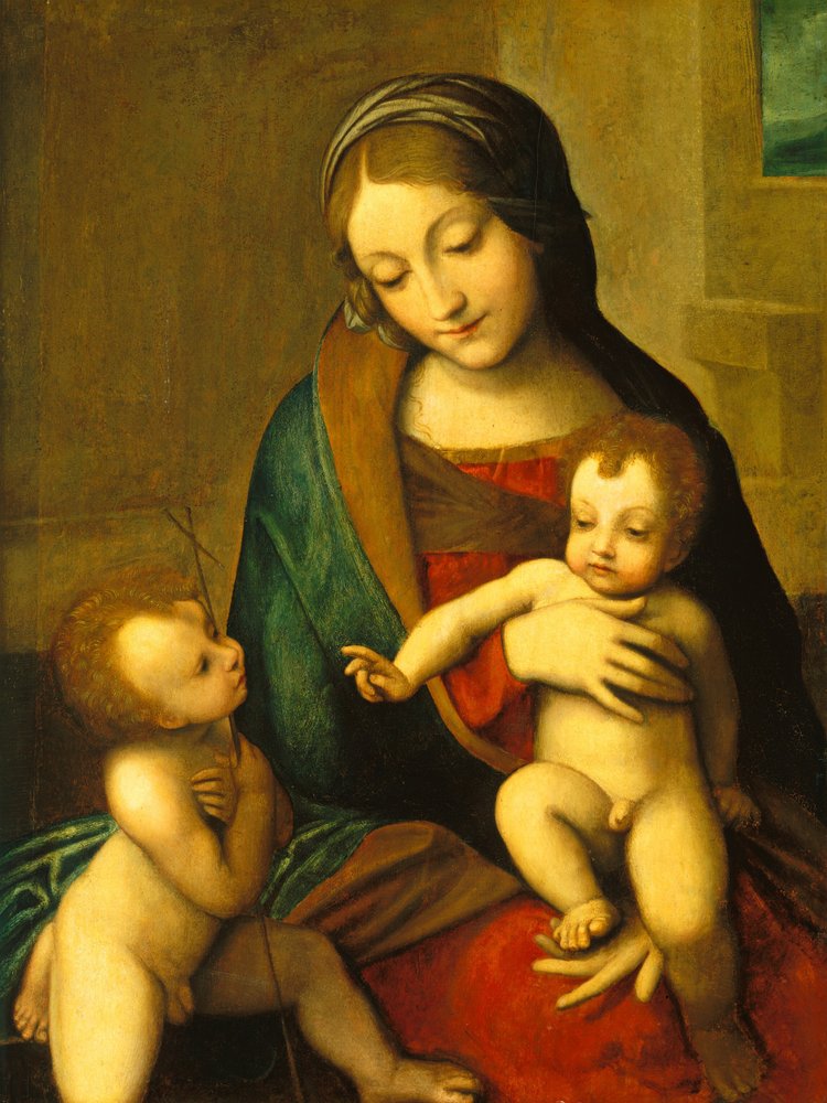 Madonna and Child with the Infant Saint John by Unbekannt