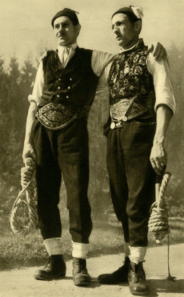 Swedish National Dress Male Men In Traditional Dress, Mühlviertel