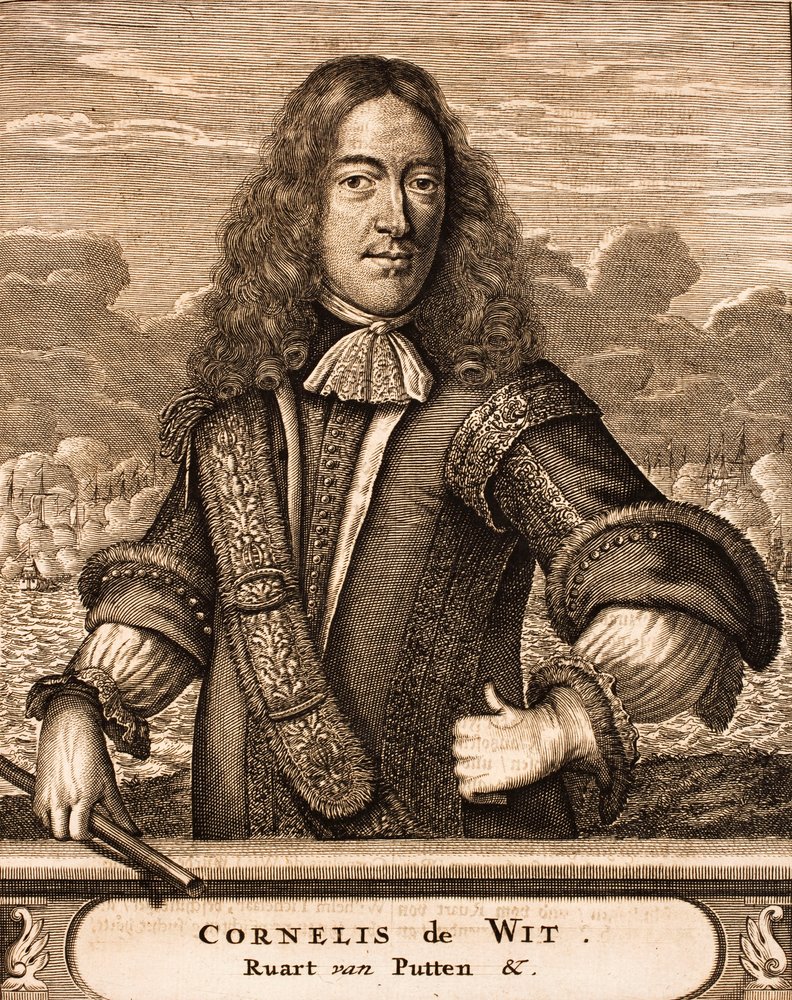 Portrait of Cornelis de Witt 1623-1672 (from Schauplatz des Krieges, 1675) by Unbekannt