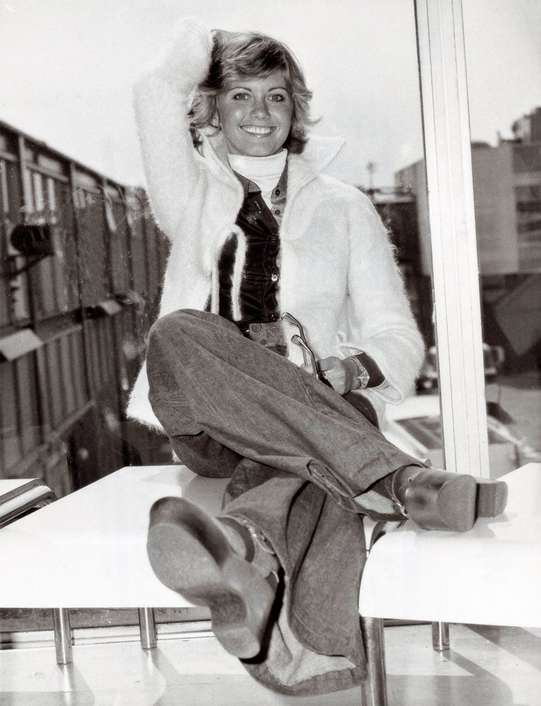 Portrait of the Australian Singer and Comedian Olivia Newton John ...