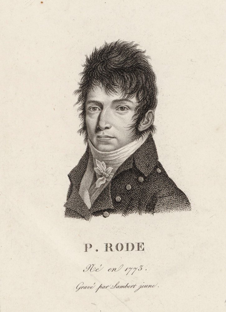 Portrait of the composer Pierre Jacques Joseph Rode