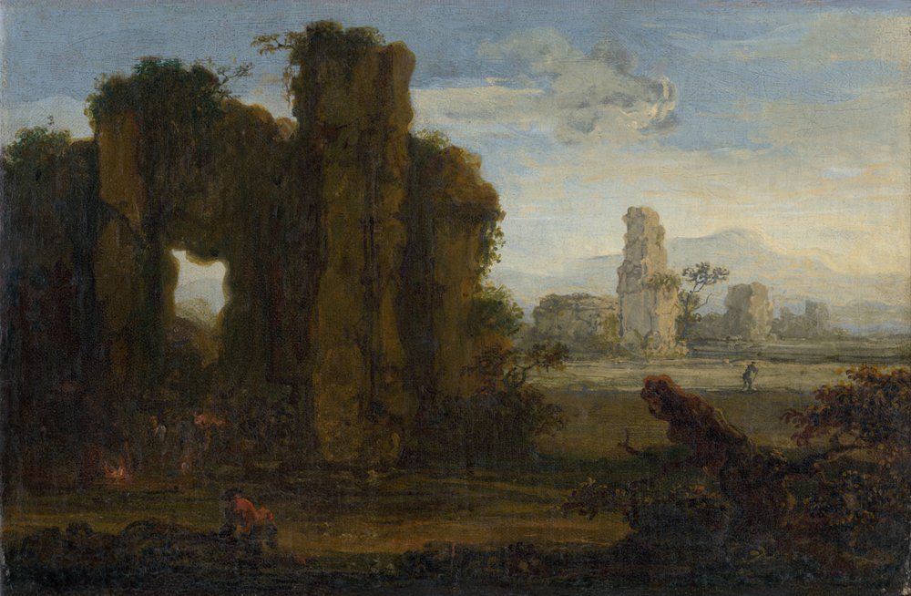 Romantic Landscape by Unbekannt