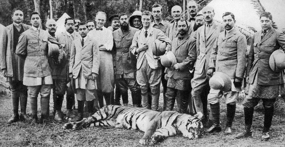 The Prince of Wales Tiger Shooting in Nepal, the Indian Tour