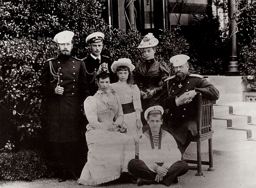 The Russian Imperial Family by Unbekannt