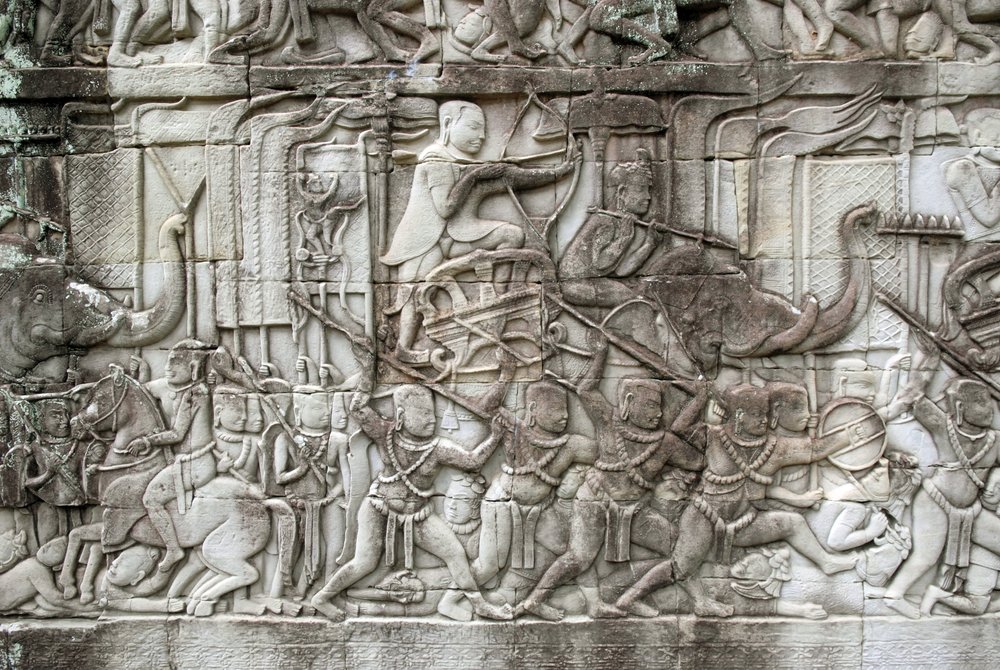 Angkor: Angkor Thom by Unknown: Premium art reproduction