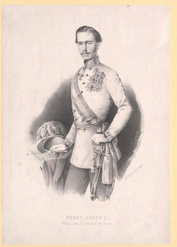Emperor of Austria Franz Joseph I by Unbekannter Künstler