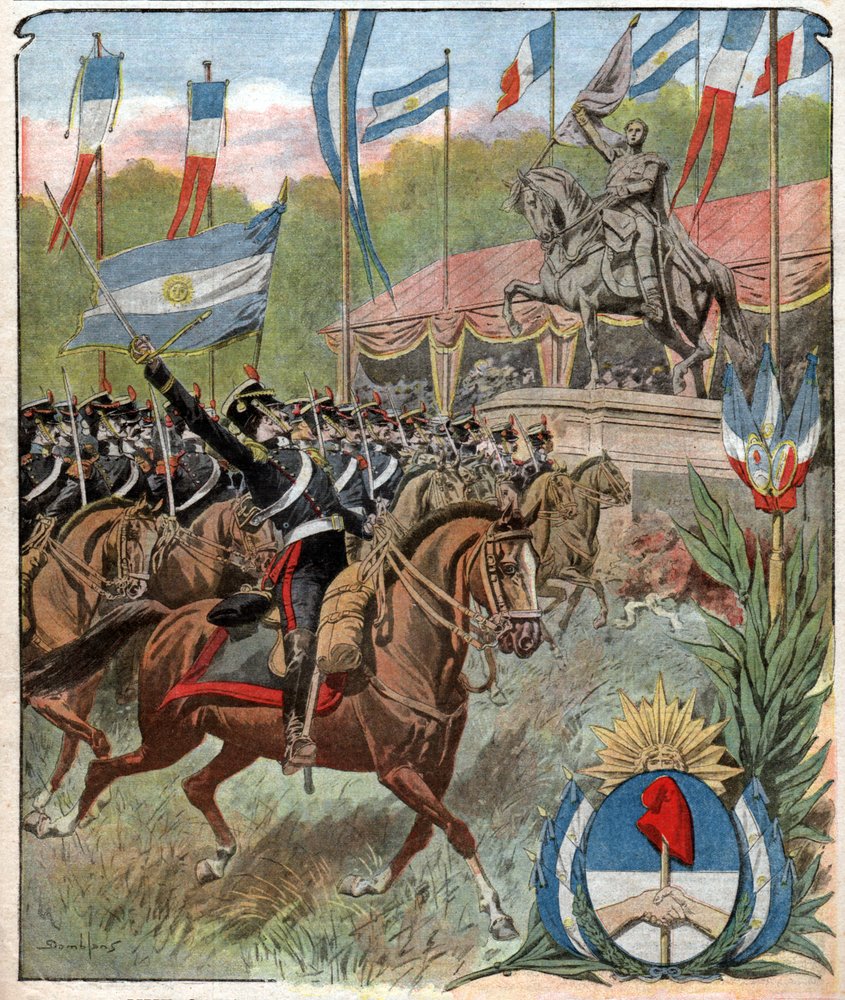 General Jose de Martin by French School
