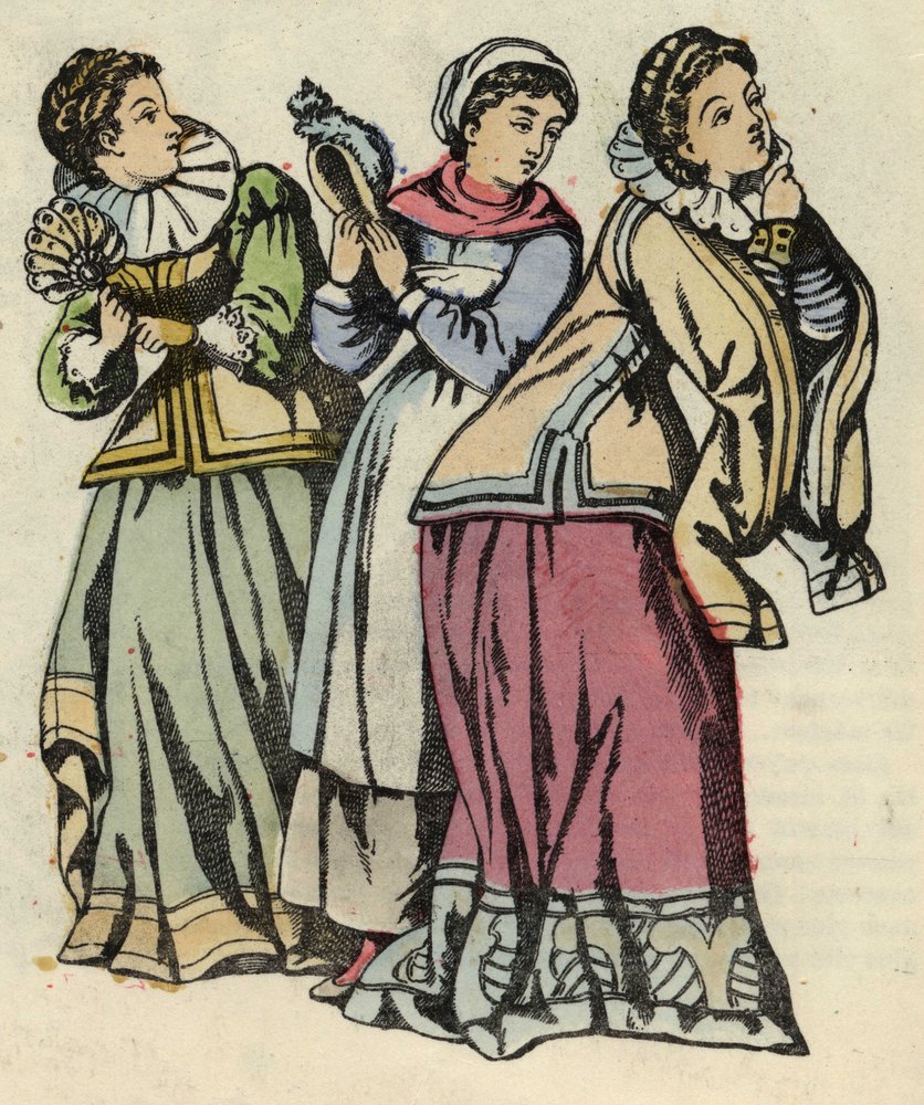 Cinderella and Her Beautiful Sisters. Illustration of 'Cinderella' by ...