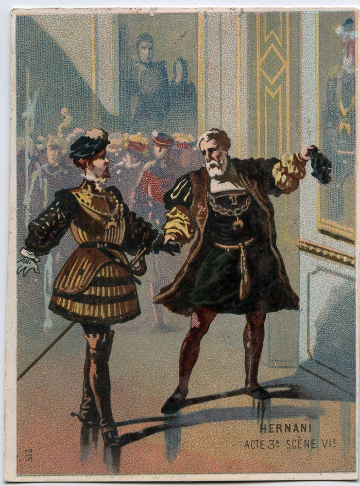 Illustration of Ernani by Italian composer Giuseppe Verdi (1813 - 1901 ...