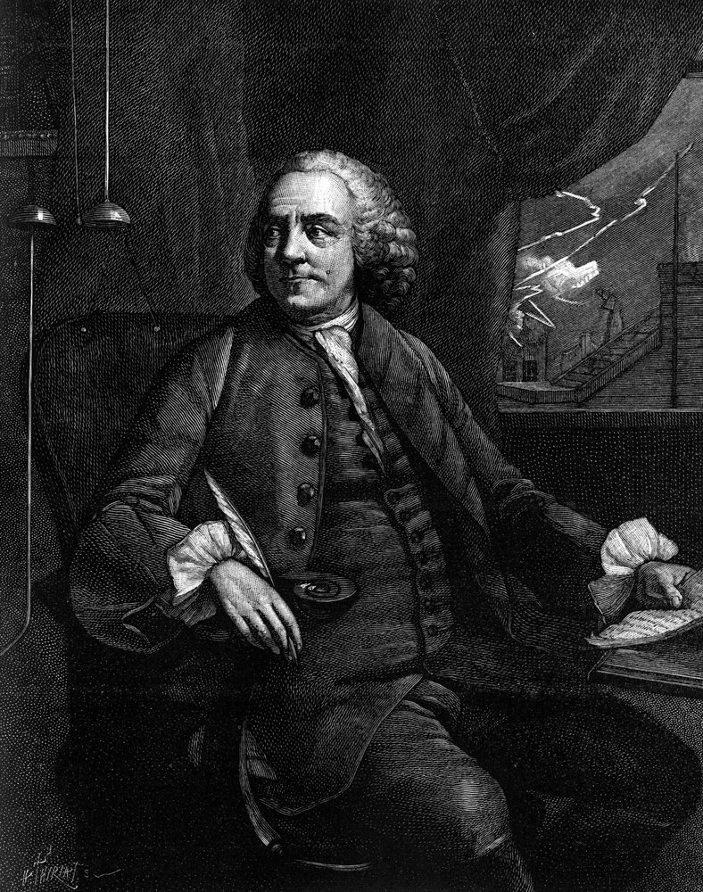 Portrait of Benjamin Franklin (1706-1790), American philosopher ...