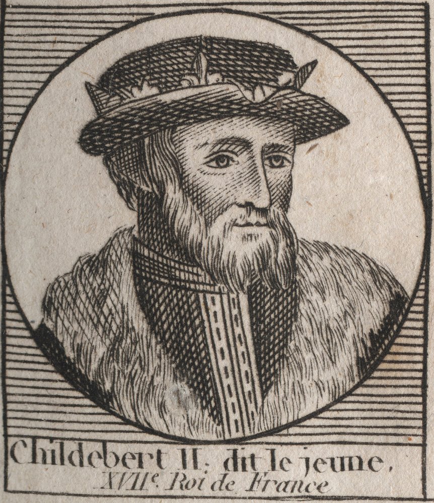 Portrait of Childebert II by Unknown: Buy fine art prints