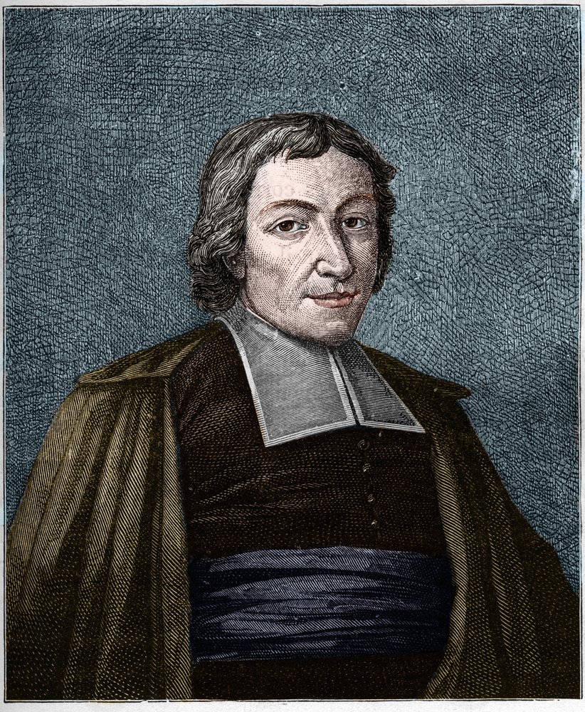 Portrait of Jean Baptiste De La Salle, French religious, founder of the ...