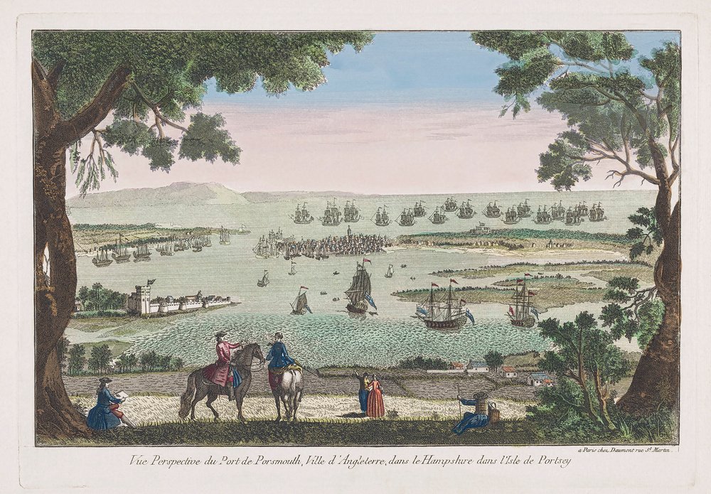 Portsmouth, England in the 18th Century by Unknown artist