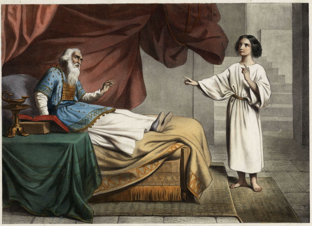 Samuel hears the voice of the Lord calling him in the night