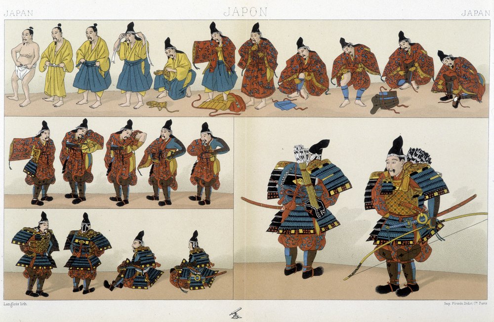 Traditional samurai shirt top