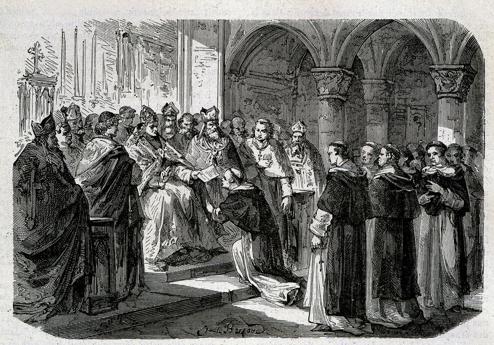 Pope Adrian II handed over to one of his legates a bubble of ...