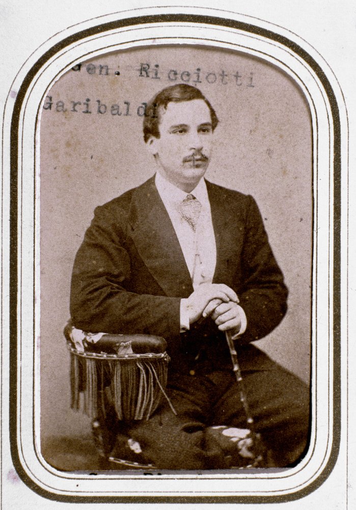 Portrait of Ricciotti Garibaldi, son of Giuseppe Garibaldi and Anita