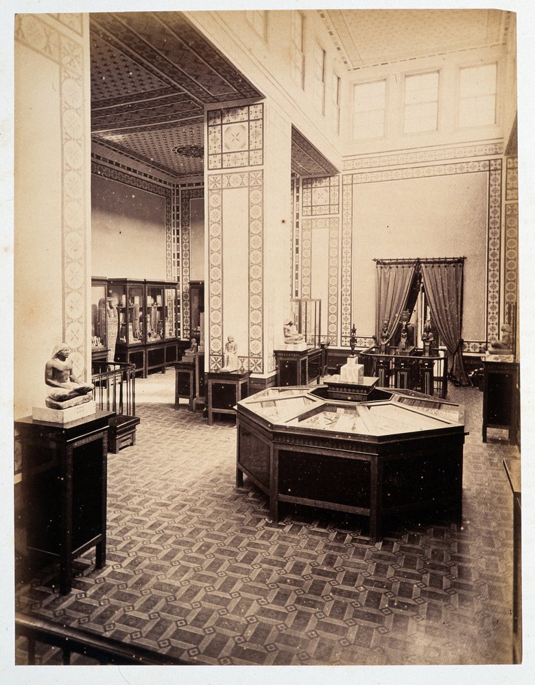 Exhibition room - in 'Photo album of the 1st museum of Cairo' founded ...