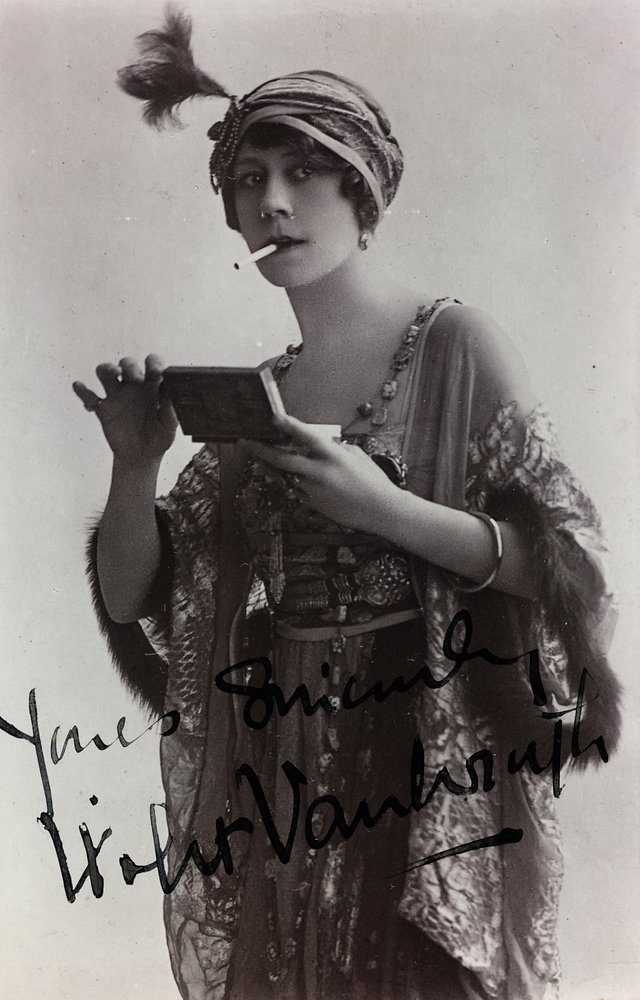 Portrait of the English actress Violet Vanbrugh