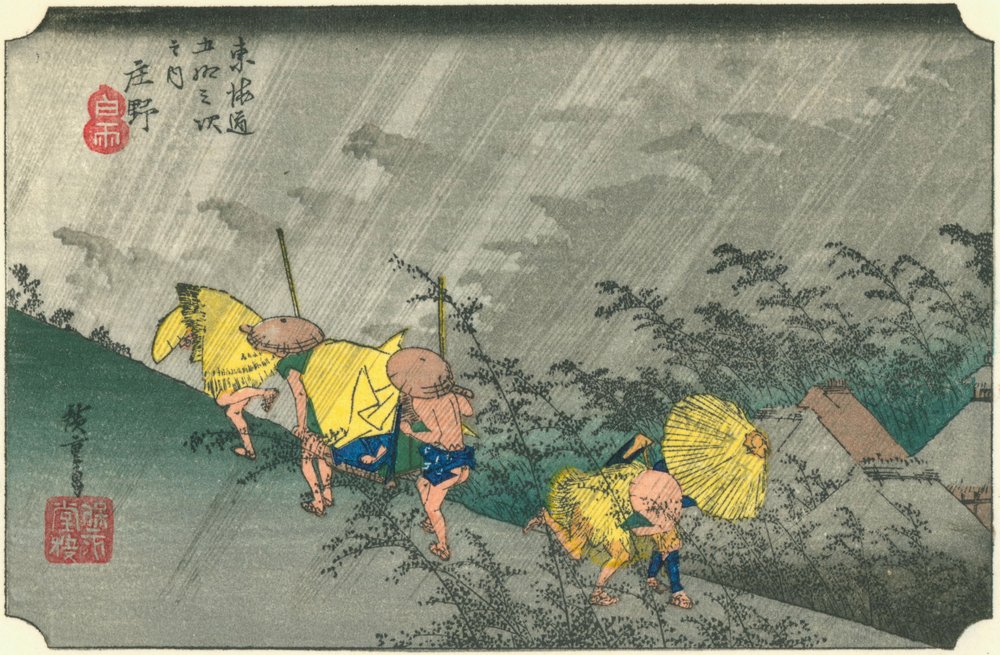 Shono by Utagawa Hiroshige: Highest-quality art reproduction