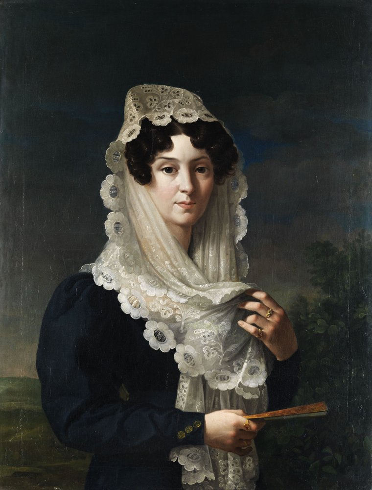 Doña Gertrudis de Compte y de Bruga, widow of Sarda Molins by Vicente Lopez y Portana