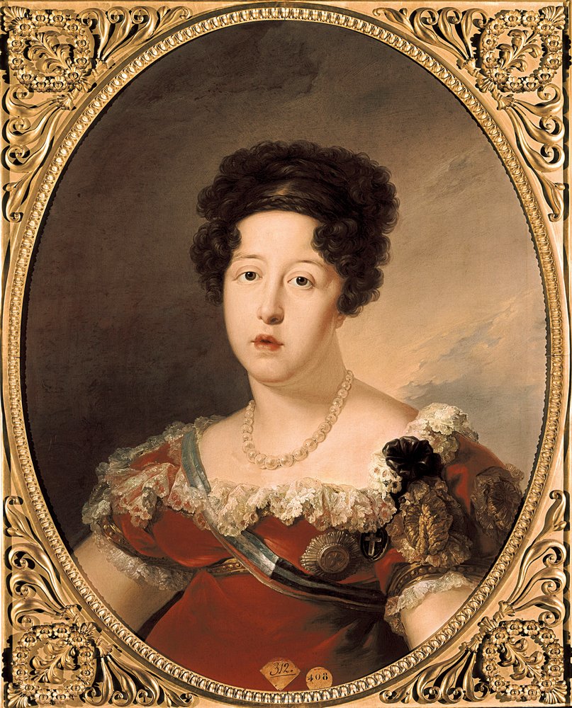 Dona Maria Isabel de Braganza. Portrait of Mary Isabella of Portugal (or Mary Isabella of Bragança) by Vicente Lopez y Portana