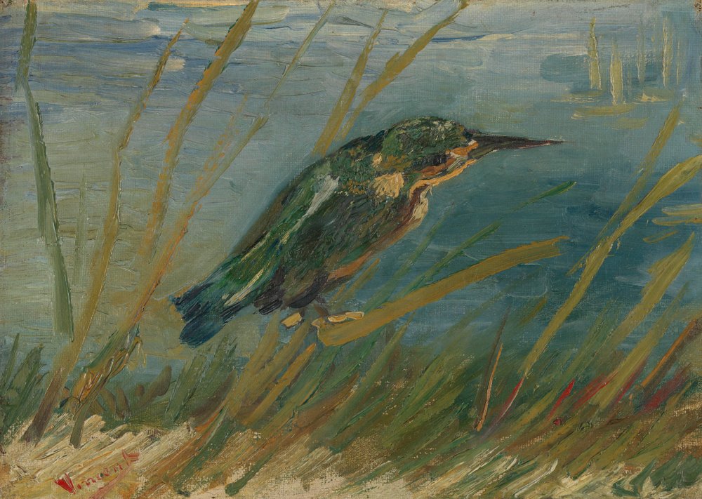 Kingfisher by the Waterside by Vincent van Gogh