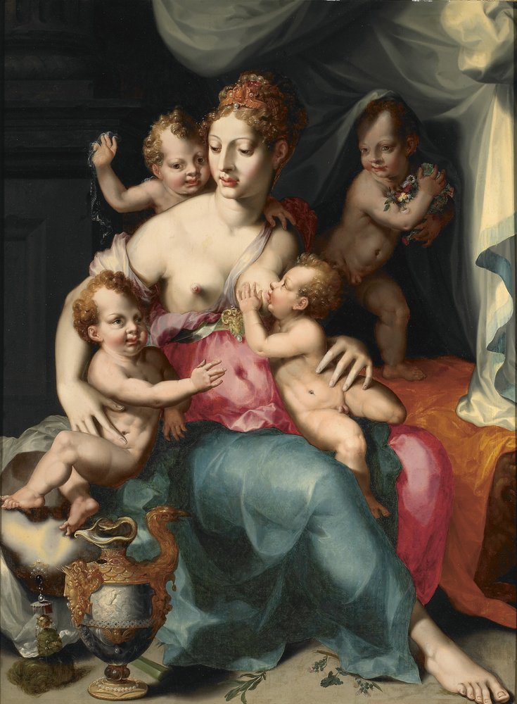 Caritas, 1540. by Vincent Sellaer