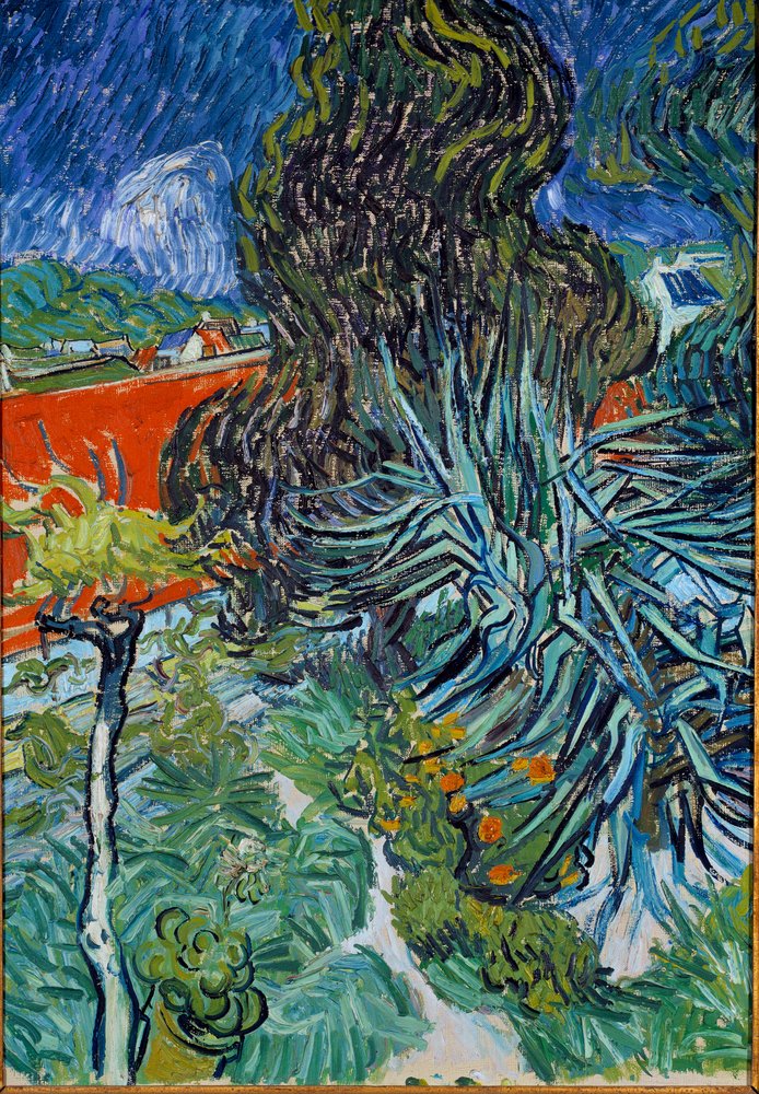 The garden of Dr. Gachet at Auvers-sur-Oise
