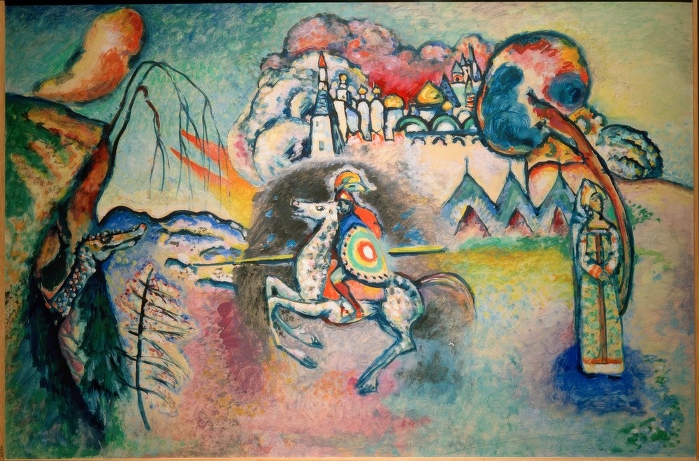 Rider, St. George by Wassily Kandinsky: Buy fine art prints